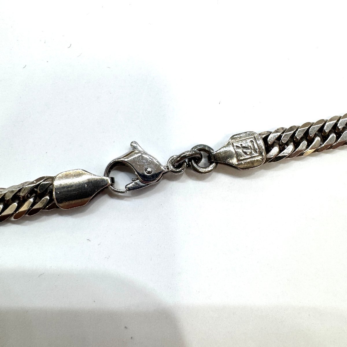 Leda Silma/レダシルマ 052刻印 ネックレス 喜平 6面 シルバーカラー アクセサリー メンズ レディース 裝飾品