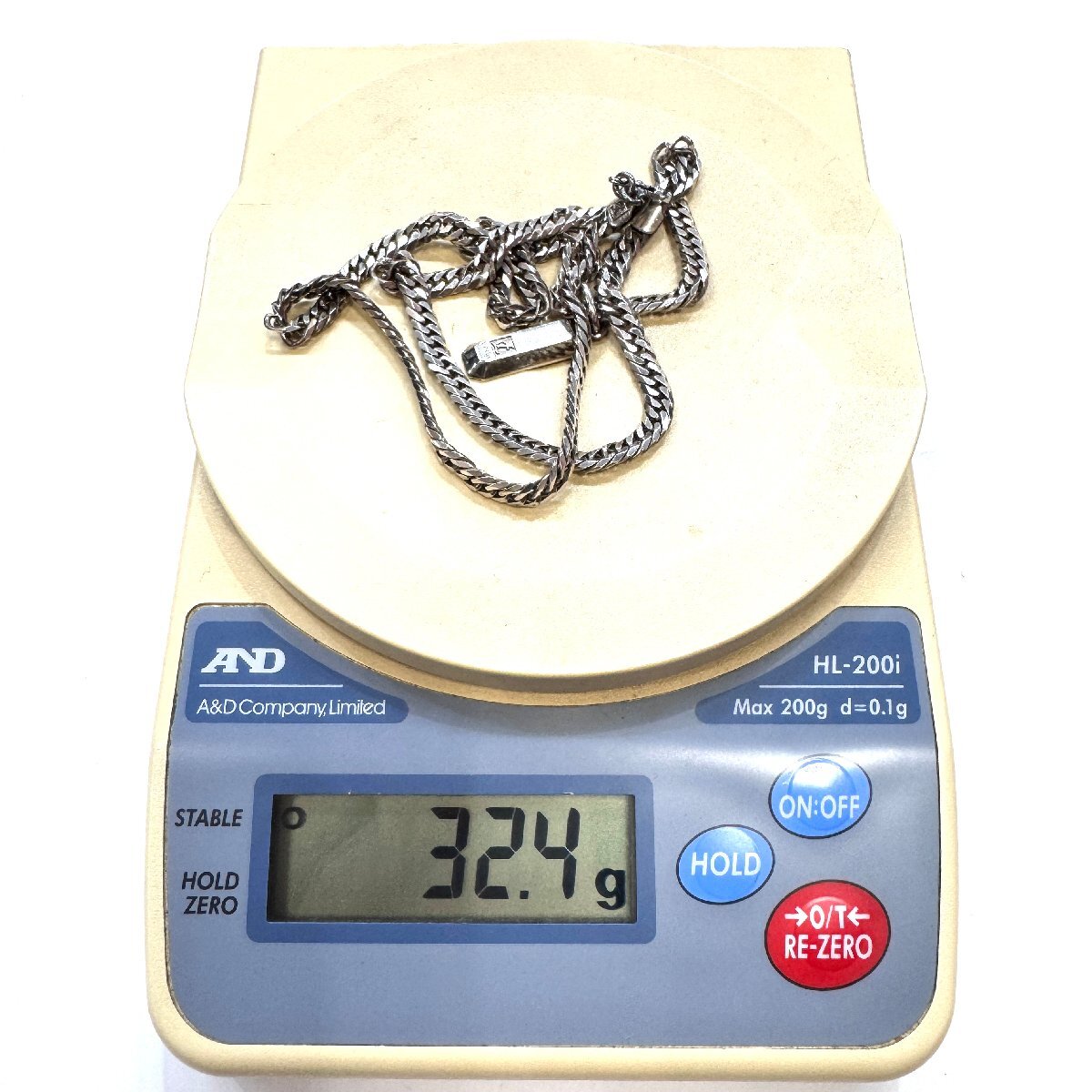 Leda Silma/レダシルマ 052刻印 ネックレス 喜平 6面 シルバーカラー アクセサリー メンズ レディース 裝飾品