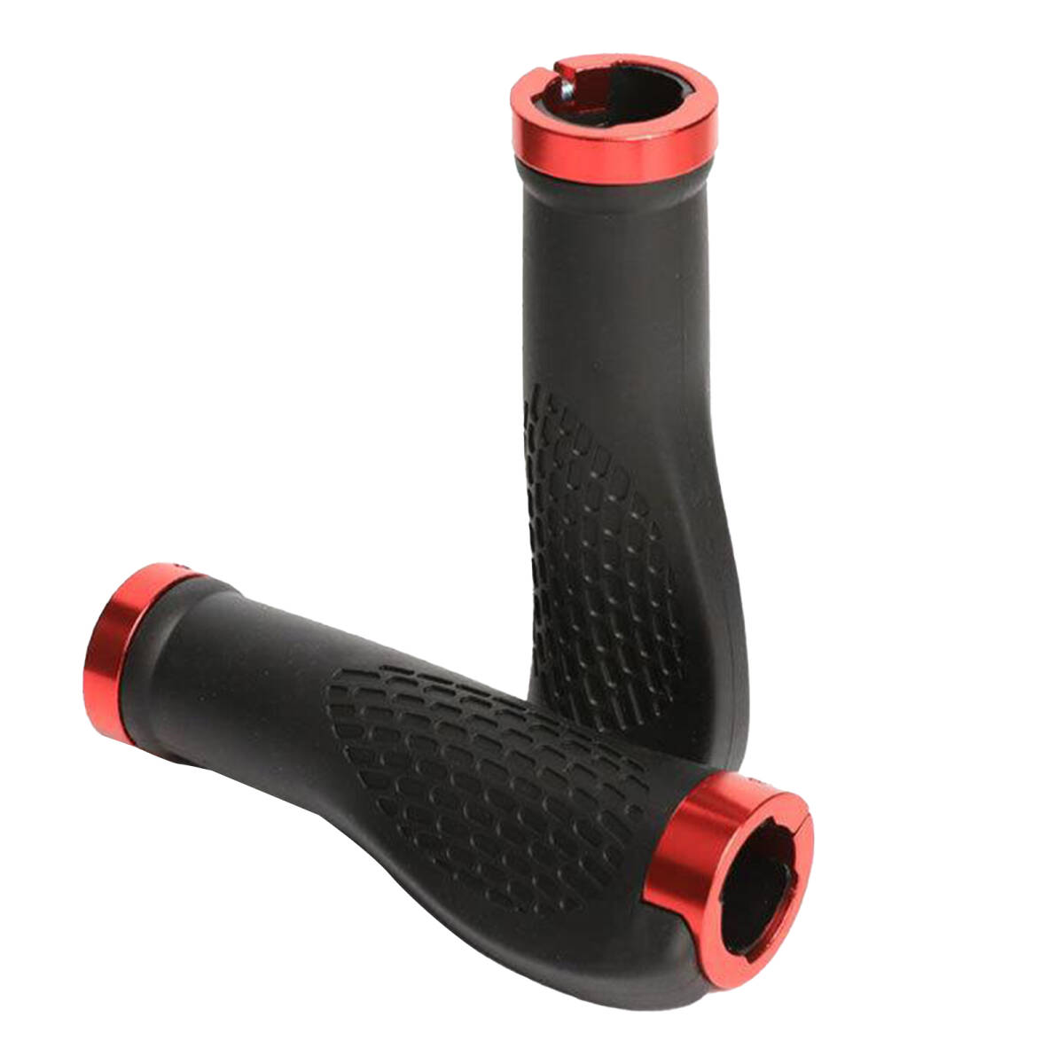 自転車グリップ ハンドルグリップ 人間工學(xué)ハンドルグリップ 內(nèi)徑22mm 疲労軽減 握りやすい 萬能 サイクリング用品 左右セット ;J3764;