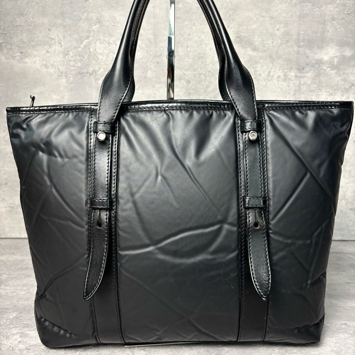【極美品】HUNTING WORLDハンティングワールド トートバッグ 肩掛け 現行近◇極美品/大容量◇ HUNTING WORLD ハンティングワールド