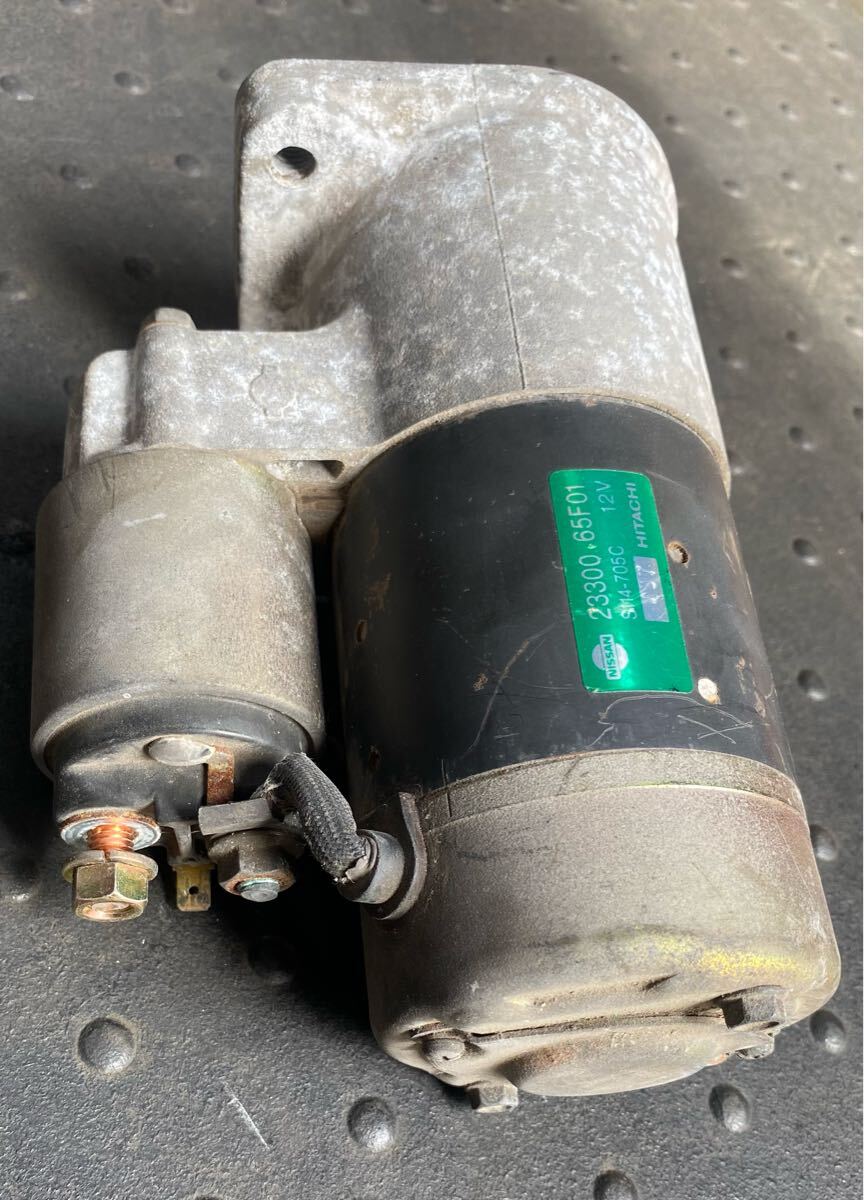★ 希少 ★ 美品 ★シルビア セルモーター スターター 23300 65F01 S114-705C 動作確認済 S14 S13 PS13 180SX RPS13 ★ SR20DET ★ JDM ★_画像4