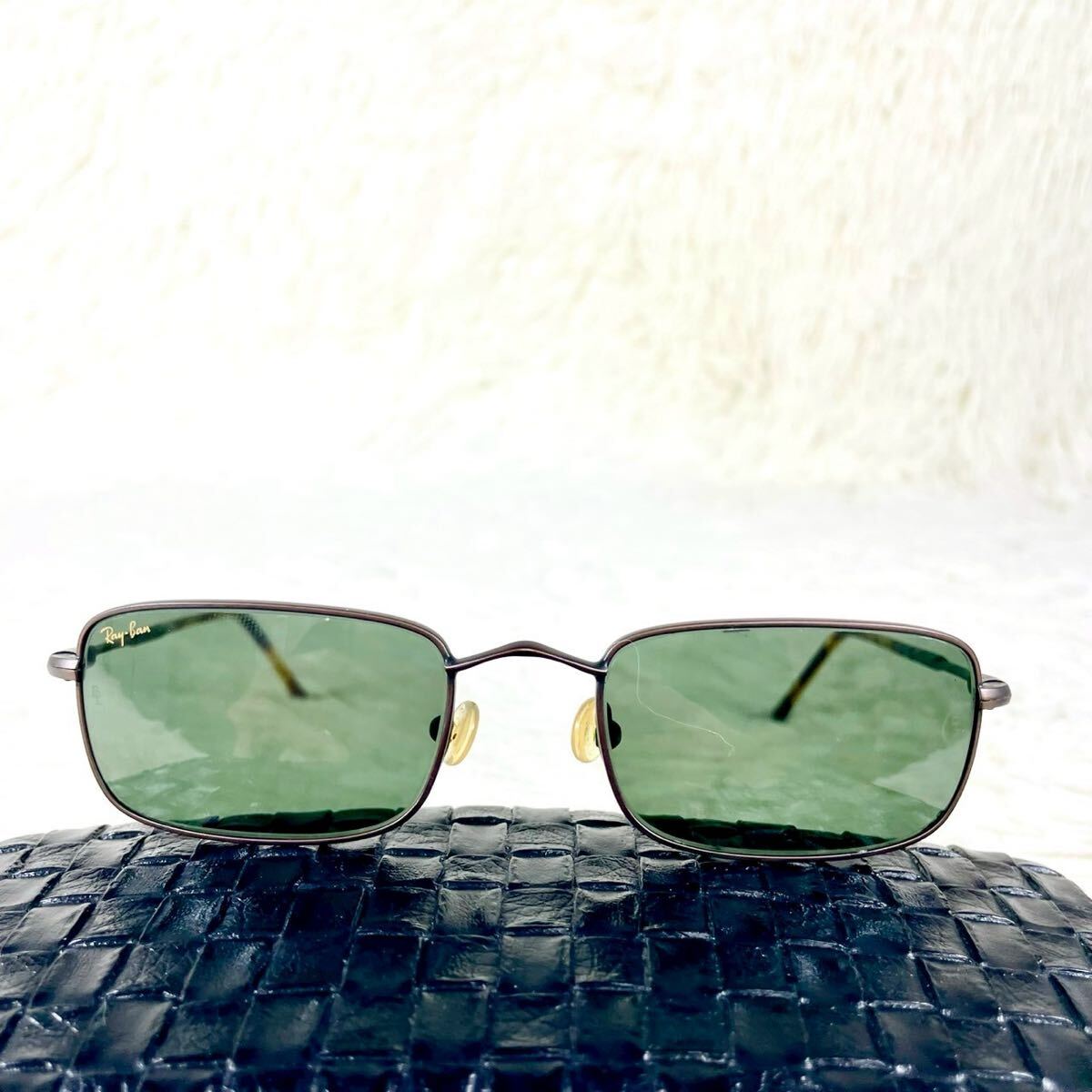 Ray-Ban　レイバン　サングラス　W2934　ボシュロム　グリーンレンズ　ブラウン?べっ甲柄フレーム　砂打ち刻印あり