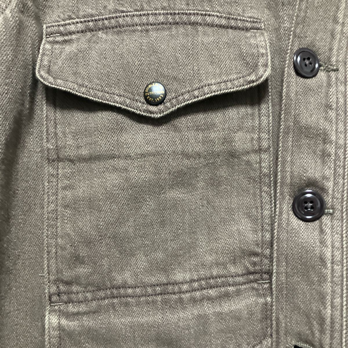 【新品未使用】RRL/ダブルアールエル ウォッシュドコットンツイルカーバーオール ブラウン S(JPN M) 価格83,600円