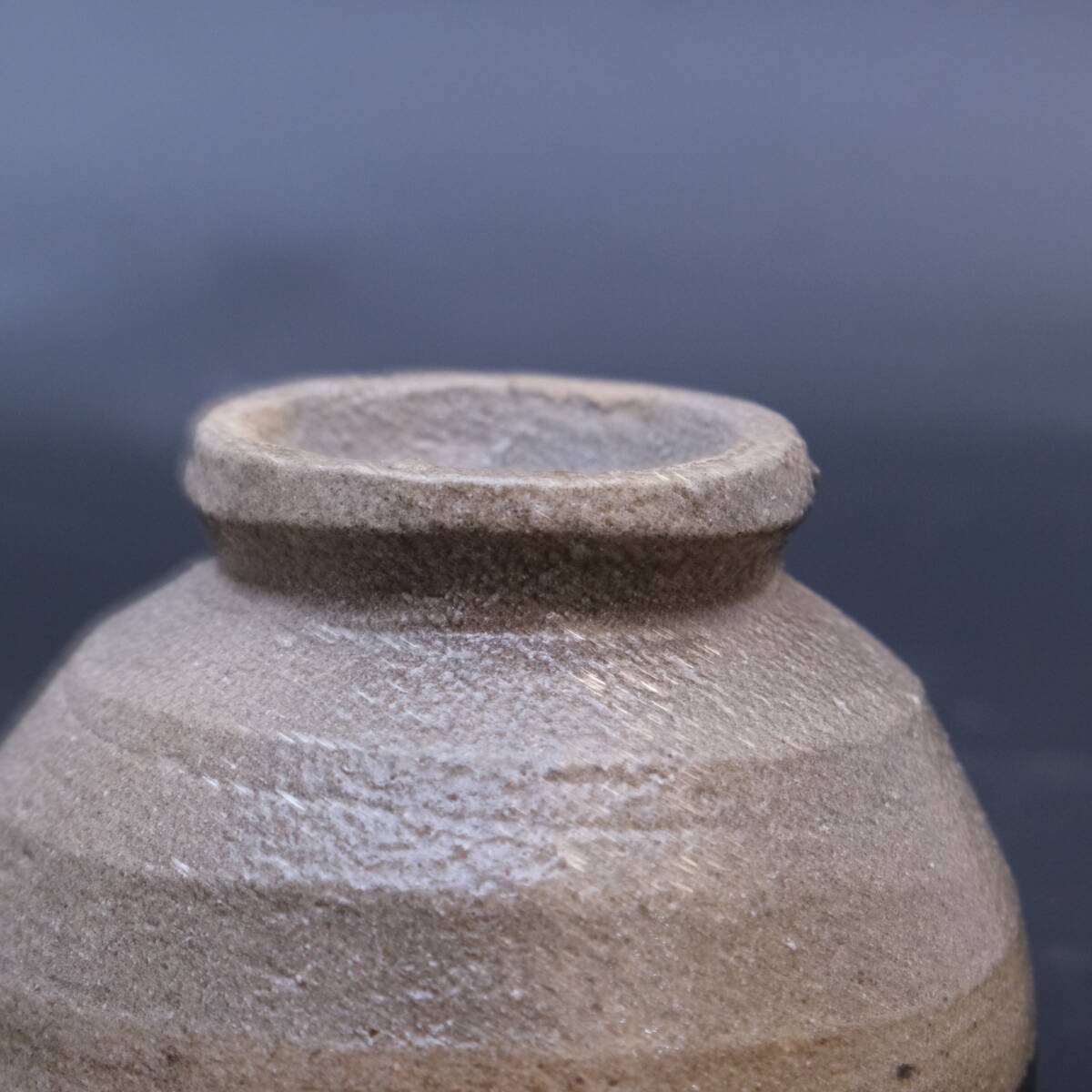 人間国宝 濱田 庄司 縁黒切込 茶碗 陶芸家 人間国宝 浜田庄司 濱田庄司 縁黒 茶碗 皮鯨 抹茶碗 益子