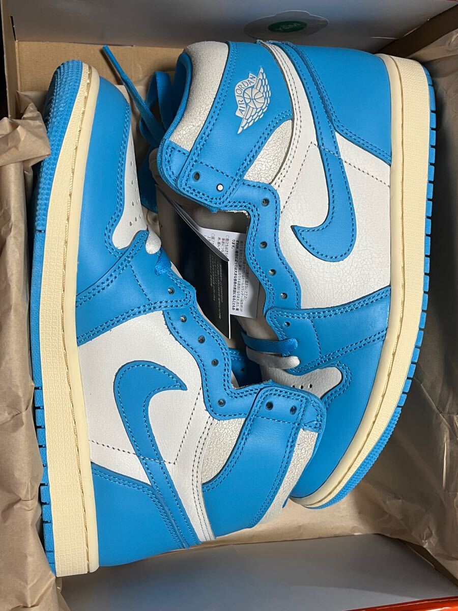 AIR JORDAN 1 RETRO HIGH OG "UNC REIMAGINED" DZ5485-402 (ダークパウダーブルー/セイル/ダークパウダーブルー)