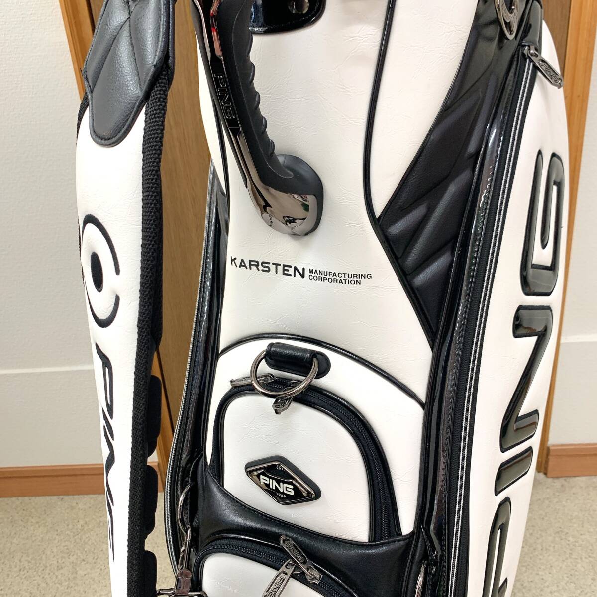ピン　karsten　9.5インチキャディーバック！3點(diǎn)式！