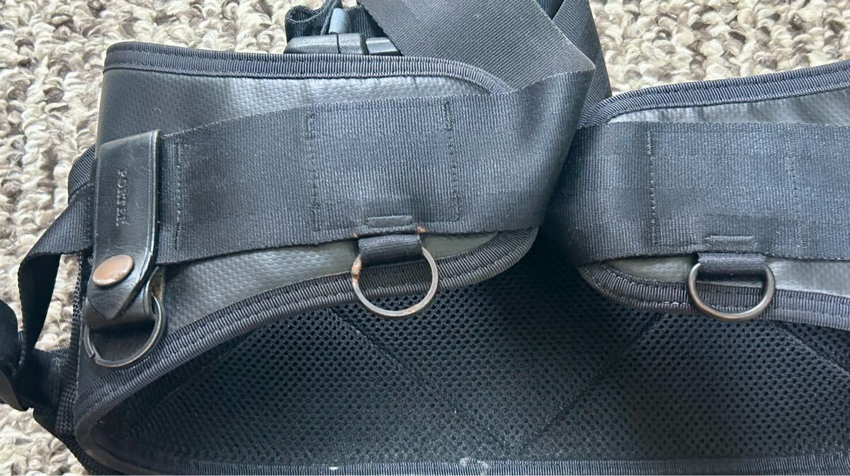 PORTER ウエストバッグ HEAT 黒 ポーター 吉田カバン ボディバッグ _画像5