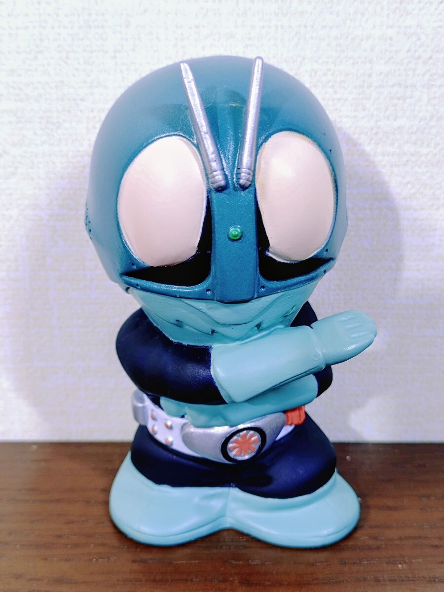 当時もの‼️ 仮面ライダー1号 ポピー ソフビ 石森プロ 東映 仮面ライダー 旧1号 ソフビ 貯金箱 フィギュア 当時物 石森プロ
