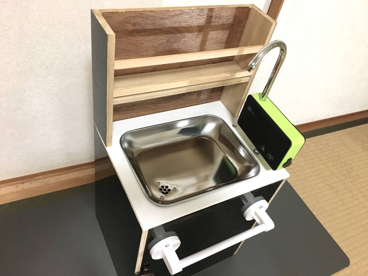 車中泊用ミニシンク、ギャレー4L(ウォーターポンプは付属しません)ブラック大理石 車中泊用コンパクトシンク ギャレー4L (ウォーターポンプは付属