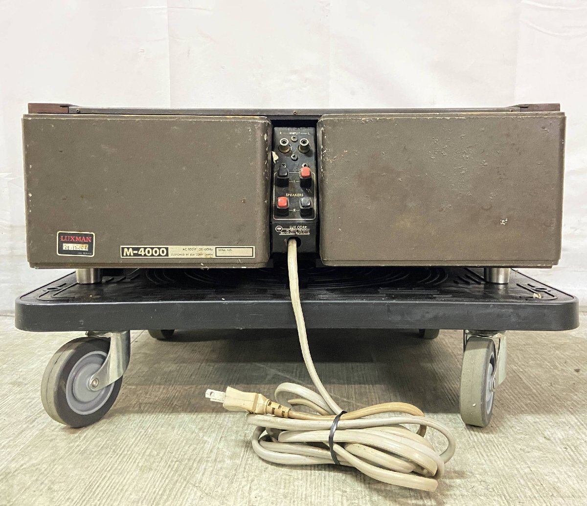 [ J ]8572 LUXMAN M-4000 усилитель мощности Luxman 