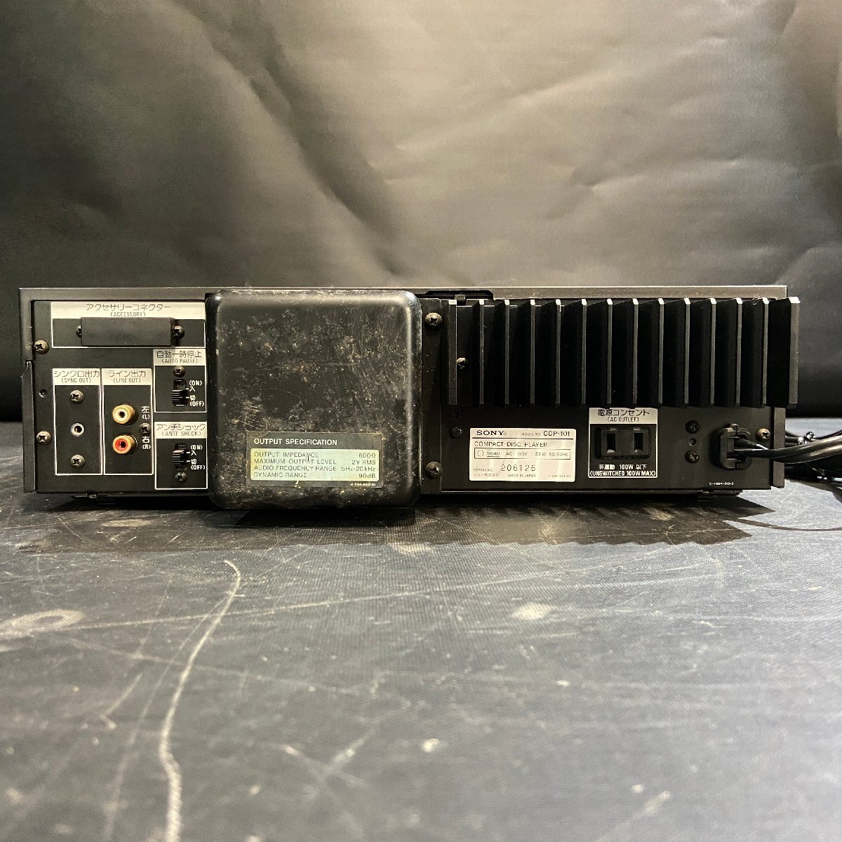 [ J ]8551 SONY CDP-101 CD панель Sony 