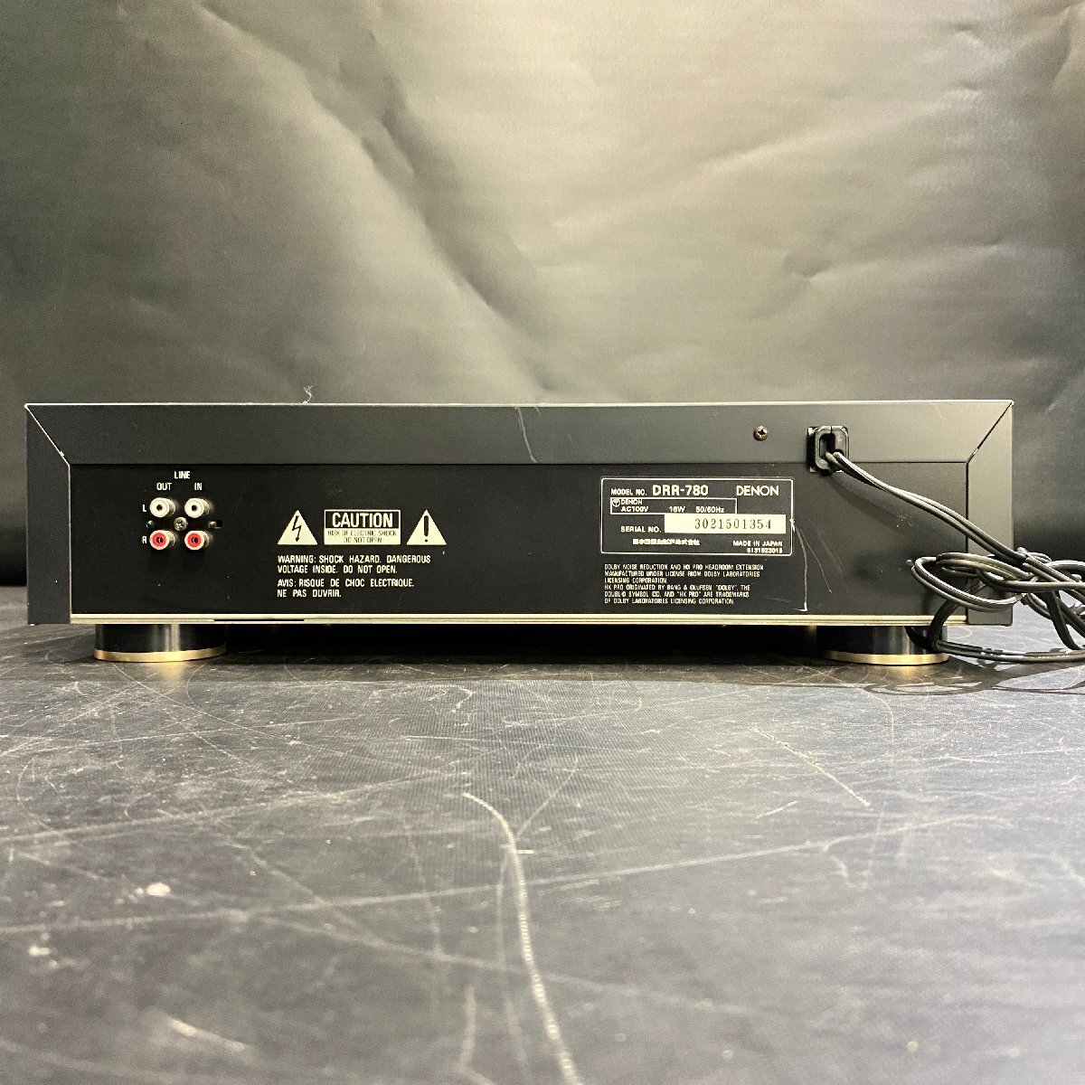[ C ]8592 DENON DRR-780 кассетная дека Denon 