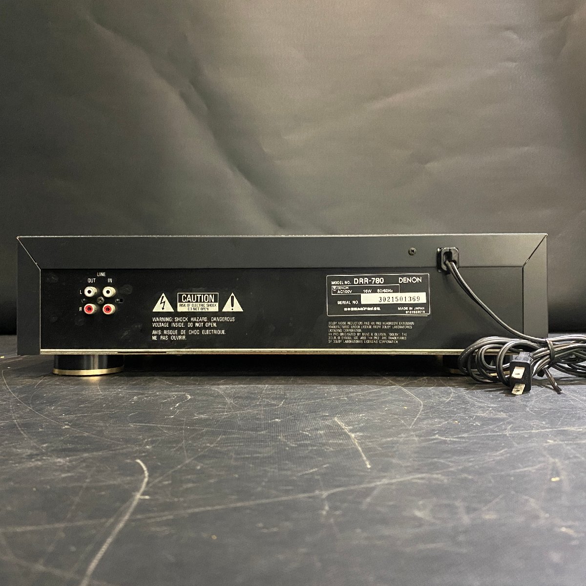 [ J ]8591 DENON DRR-780 кассетная дека Denon 