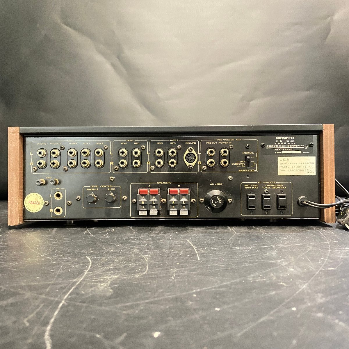 [ J ]8801 PIONEER SA-810 основной предусилитель Pioneer 
