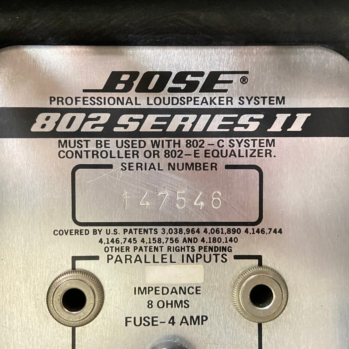 【 C 】復(fù)9212 BOSE 802 SERIES II PAスピーカー ペア ボーズ 195742【2個(gè)口発送品】