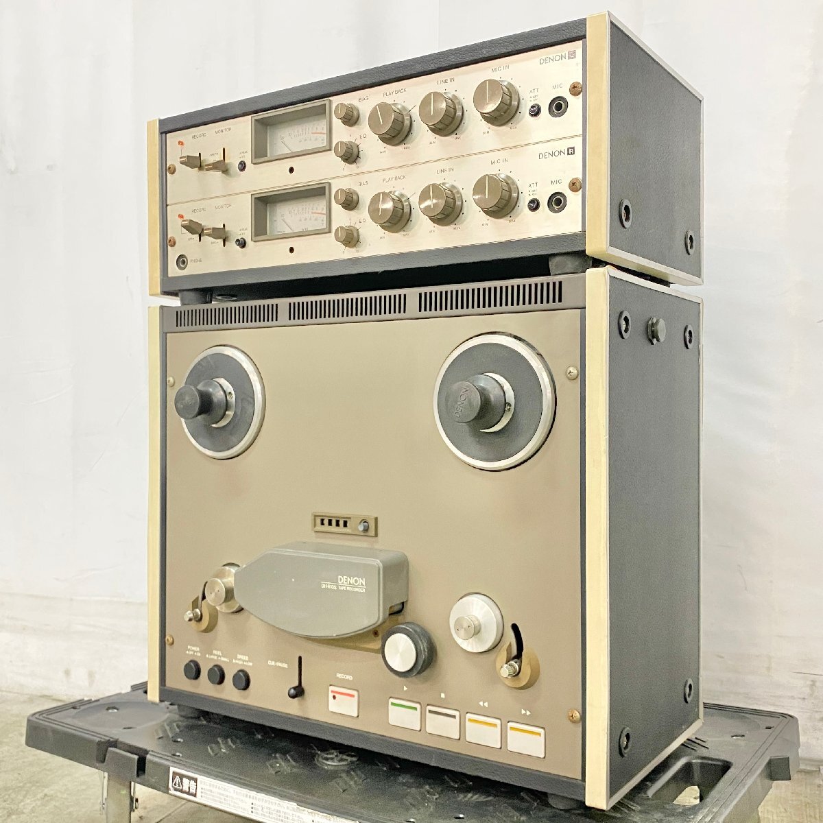 [ J ]9242 DENON DH-610S открытый катушка панель усилитель имеется Denon 195554