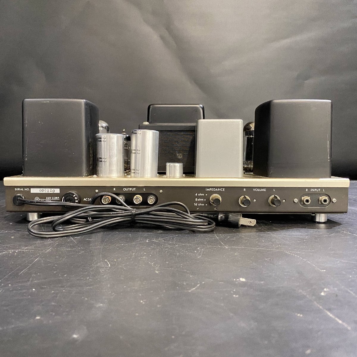 【 J 】9255 Luxman 60CUSTOM 真空管パワーアンプ ラックスマン 042481