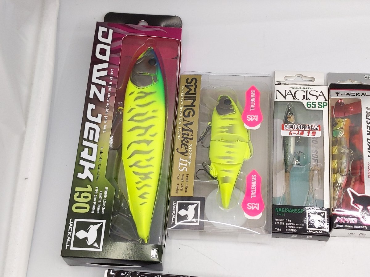 (管15205)新品 ジャッカル バスルアー 10點(diǎn)セット ダウズジャーク190 ライザーベイト 007R 008 009P ナギサ65SP スイングマイキー115 他