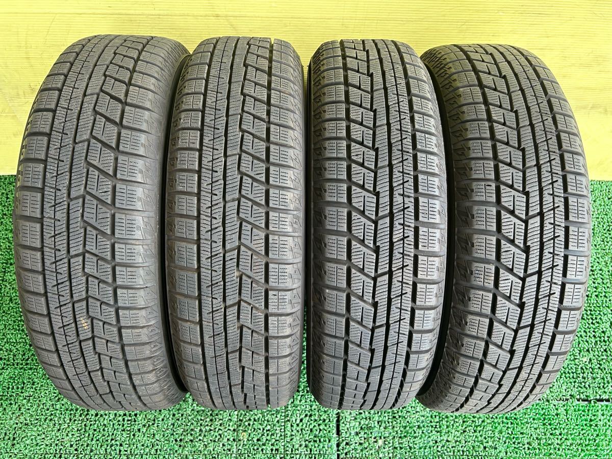 155/65R14 2021年スタッドレス ヨコハマice GUARD IG60 タイヤアルミセット　4穴 PCD100 ET+45 14×4.5J ハブ73mm軽自動車_画像2