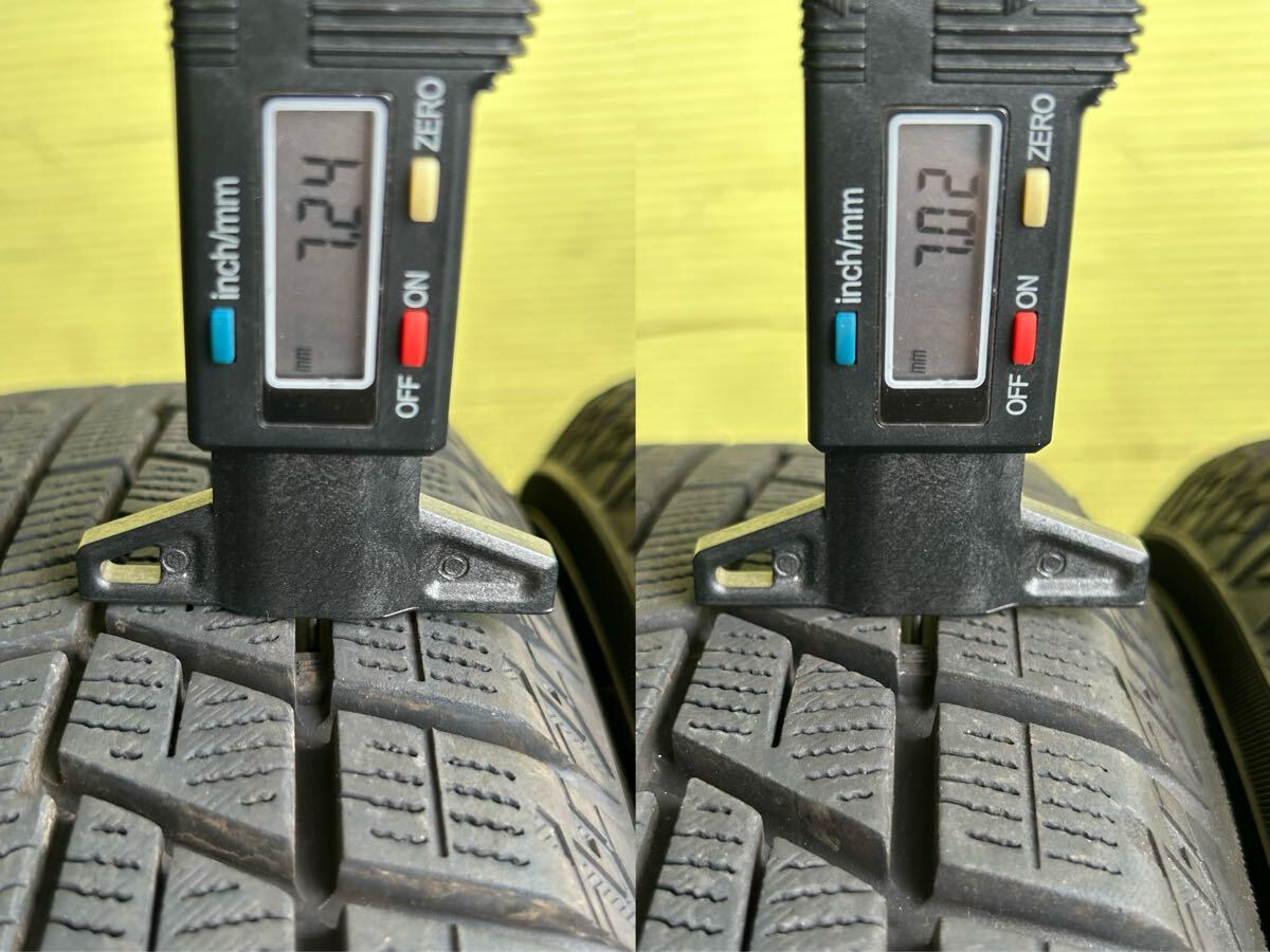 155/65R14 2021年スタッドレス ヨコハマice GUARD IG60 タイヤアルミセット　4穴 PCD100 ET+45 14×4.5J ハブ73mm軽自動車_画像4