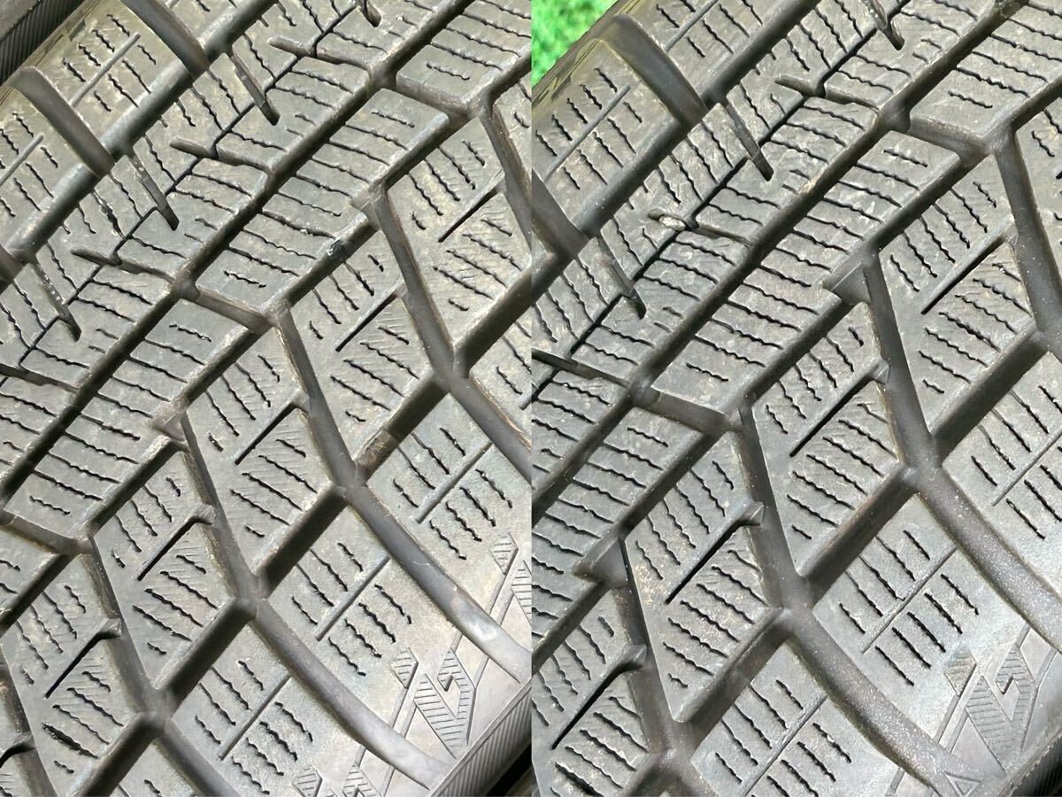 155/65R14 2021年スタッドレス ヨコハマice GUARD IG60 タイヤアルミセット　4穴 PCD100 ET+45 14×4.5J ハブ73mm軽自動車_画像6