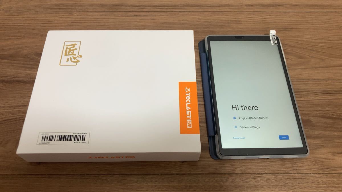 ほぼ未使用☆Teclast T50 mini G99 RAM8+12 ROM128GB 8.7インチ IPS 120Hz ケース付☆送料無料