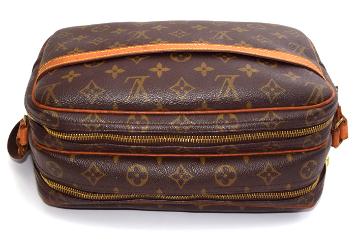 【良品】 ルイヴィトン LouisVuitton モノグラム リポーターＰＭ レディース メンズ ショルダーバック 斜掛け M45254 鞄 MONOGRAM BAG １円