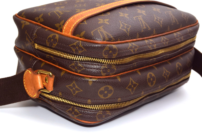 【良品】 ルイヴィトン LouisVuitton モノグラム リポーターＰＭ レディース メンズ ショルダーバック 斜掛け M45254 鞄 MONOGRAM BAG １円