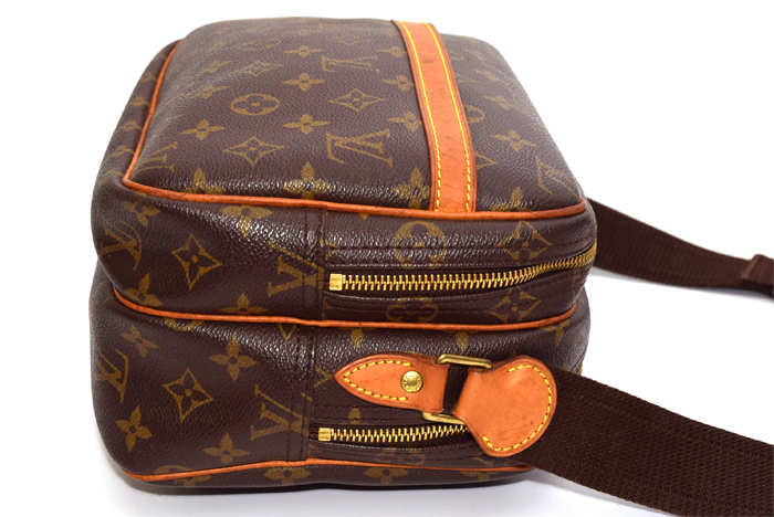 【良品】 ルイヴィトン LouisVuitton モノグラム リポーターＰＭ レディース メンズ ショルダーバック 斜掛け M45254 鞄 MONOGRAM BAG １円