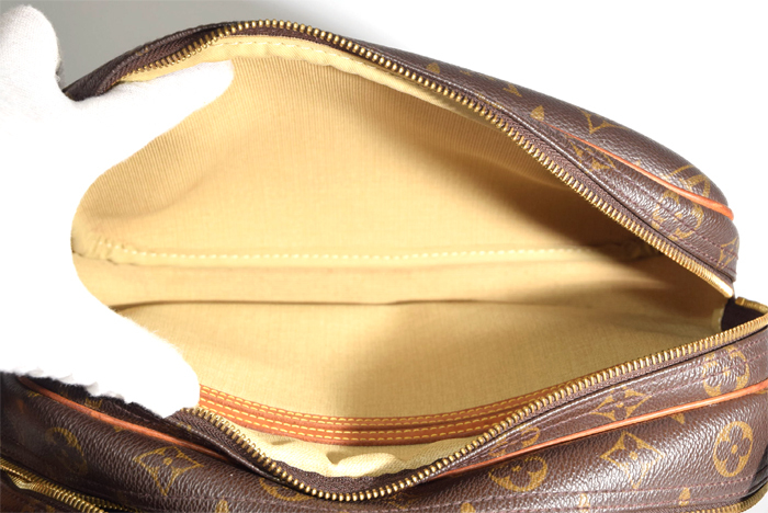 【良品】 ルイヴィトン LouisVuitton モノグラム リポーターＰＭ レディース メンズ ショルダーバック 斜掛け M45254 鞄 MONOGRAM BAG １円