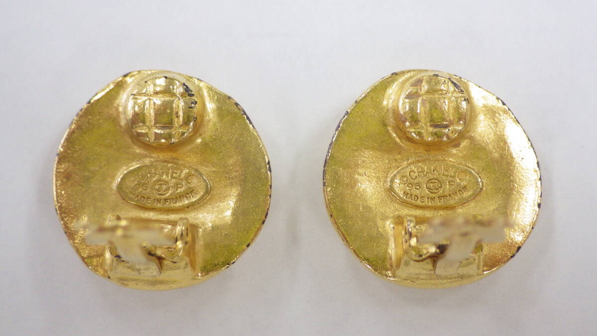 シャネル　イヤリング　ココマーク　ヴィンテージ　96　P　アクセサリー　ジュエリー　CHANEL