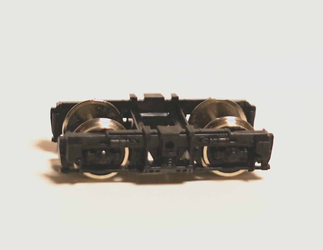 ＴＯＭＩＸ ＥＦ65ほか用 中間台車 黒色 銀色車輪 一体仕様 砂箱内側向き 2167 2169の画像2