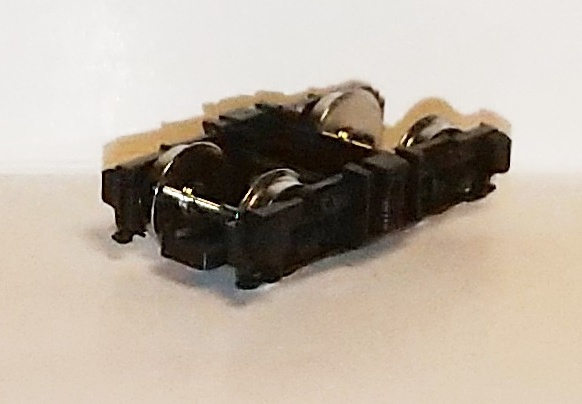 ＴＯＭＩＸ ＥＦ65ほか用 中間台車 黒色 銀色車輪 一体仕様 砂箱内側向き 2167 2169の画像1