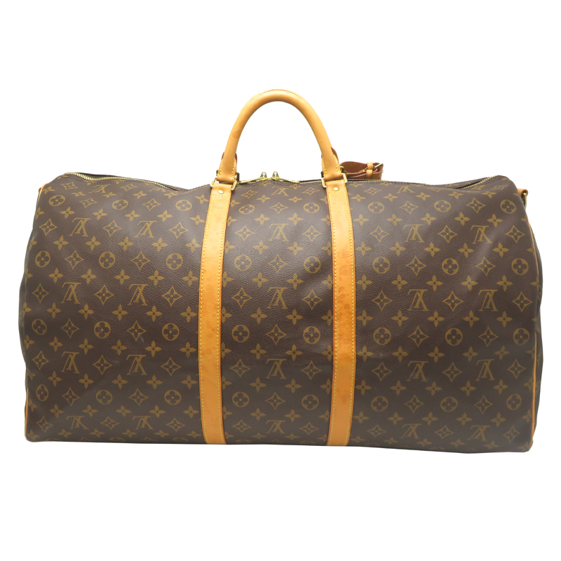 ［飯能本店］LOUIS VUITTON LV ルイ?ヴィトン キーポルバンドリエール 60 M41412 ( 廃番 ) ボストンバッグ モノグラム DH87707