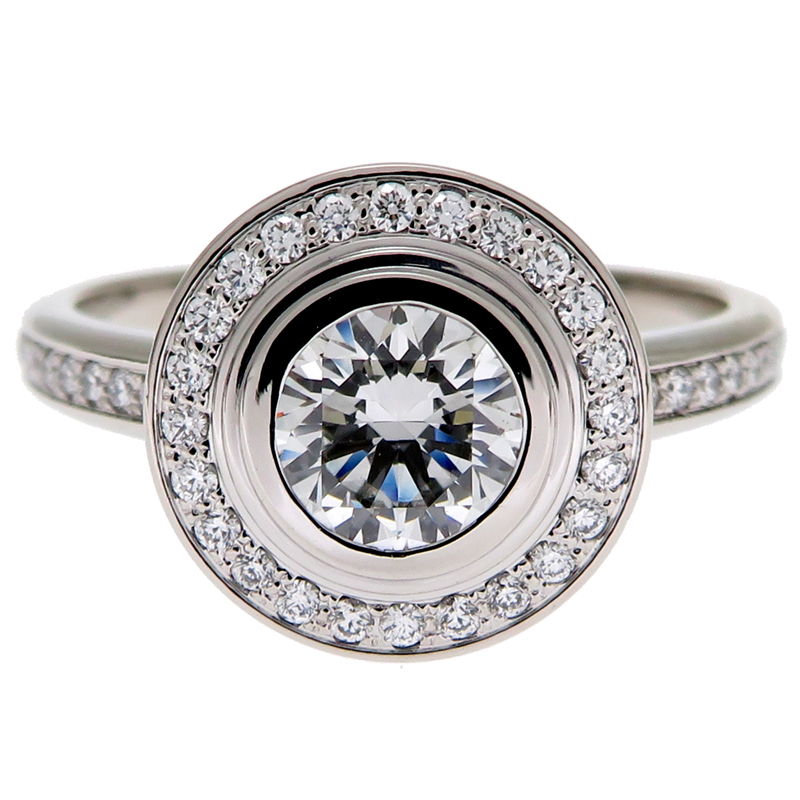 ［飯能本店］CARTIER カルティエ #50 0.61ct ダイヤモンド ダムール リング?指輪 Pt950プラチナ 10號 レディース DH87836