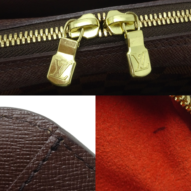 ［飯能本店］LOUIS VUITTON LV ルイ?ヴィトン トリアナ N51155(廃番) ハンドバッグ ダミエ エベヌ（ブラウン） レディース DH82003