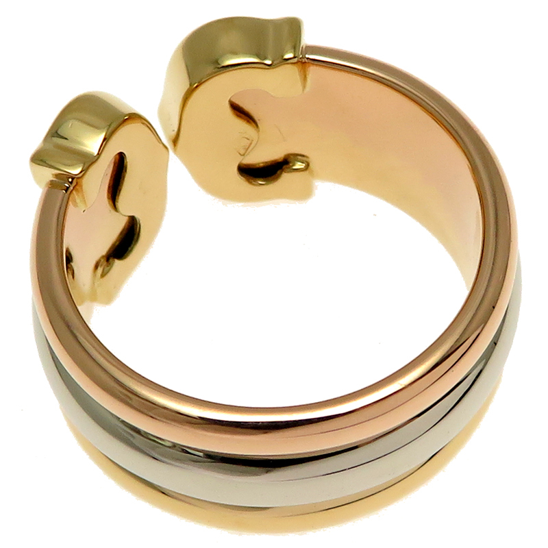 ［銀座店］CARTIER カルティエ #49 C2 ドゥーブルC LM リング?指輪 750イエローゴールド 9.5號(hào) レディース DH87638