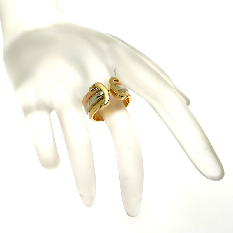 ［銀座店］CARTIER カルティエ #49 C2 ドゥーブルC LM リング?指輪 750イエローゴールド 9.5號(hào) レディース DH87638