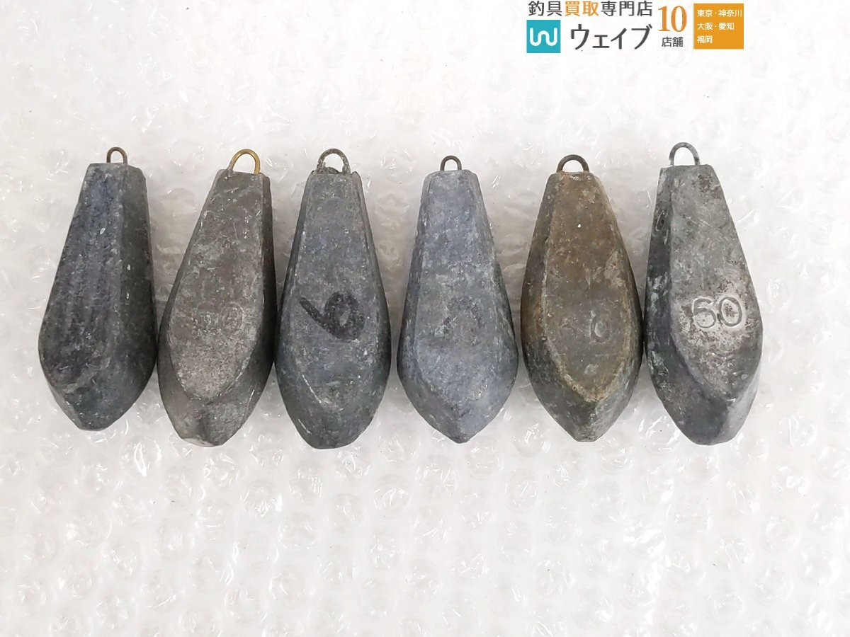 六角オモリ 胴付オモリ など 40～60號 総重量約10kg