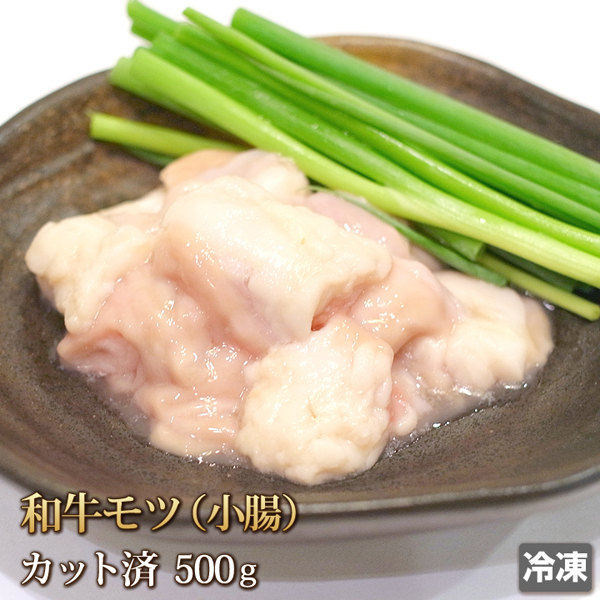 1円【1數(shù)】和牛小腸 ホルモン 500g もつ鍋 焼肉 モツ煮込み BBQ バーベキュー コプチャン 訳あり 訳有り 業(yè)務(wù)用 お徳用 1円スタート 4129屋