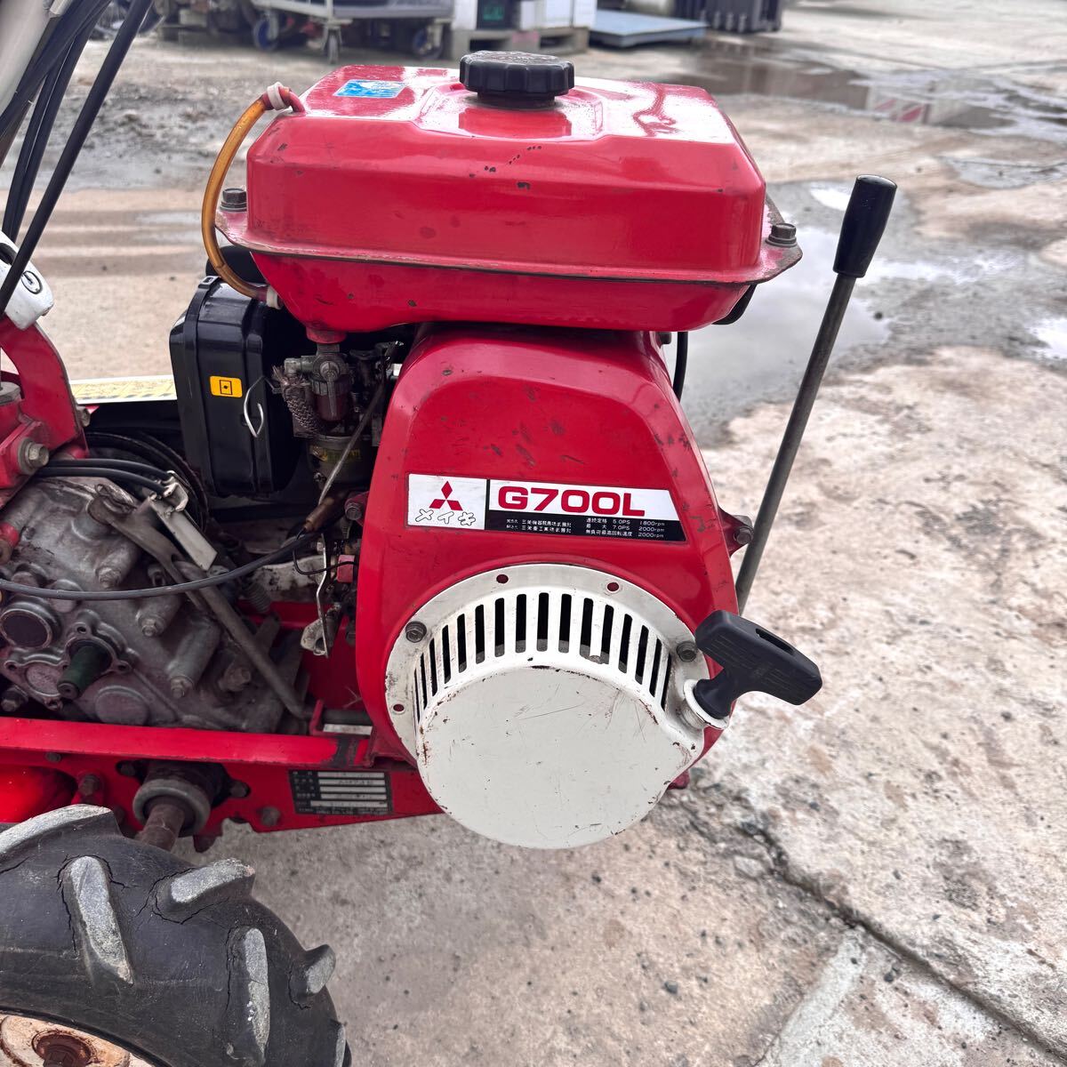 オーレック オートモア AM71B 草刈機(jī) エンジン 三菱制 G700L 7馬力 中古 ロータリーモア 自走式 エンジン載せ替え 山形より