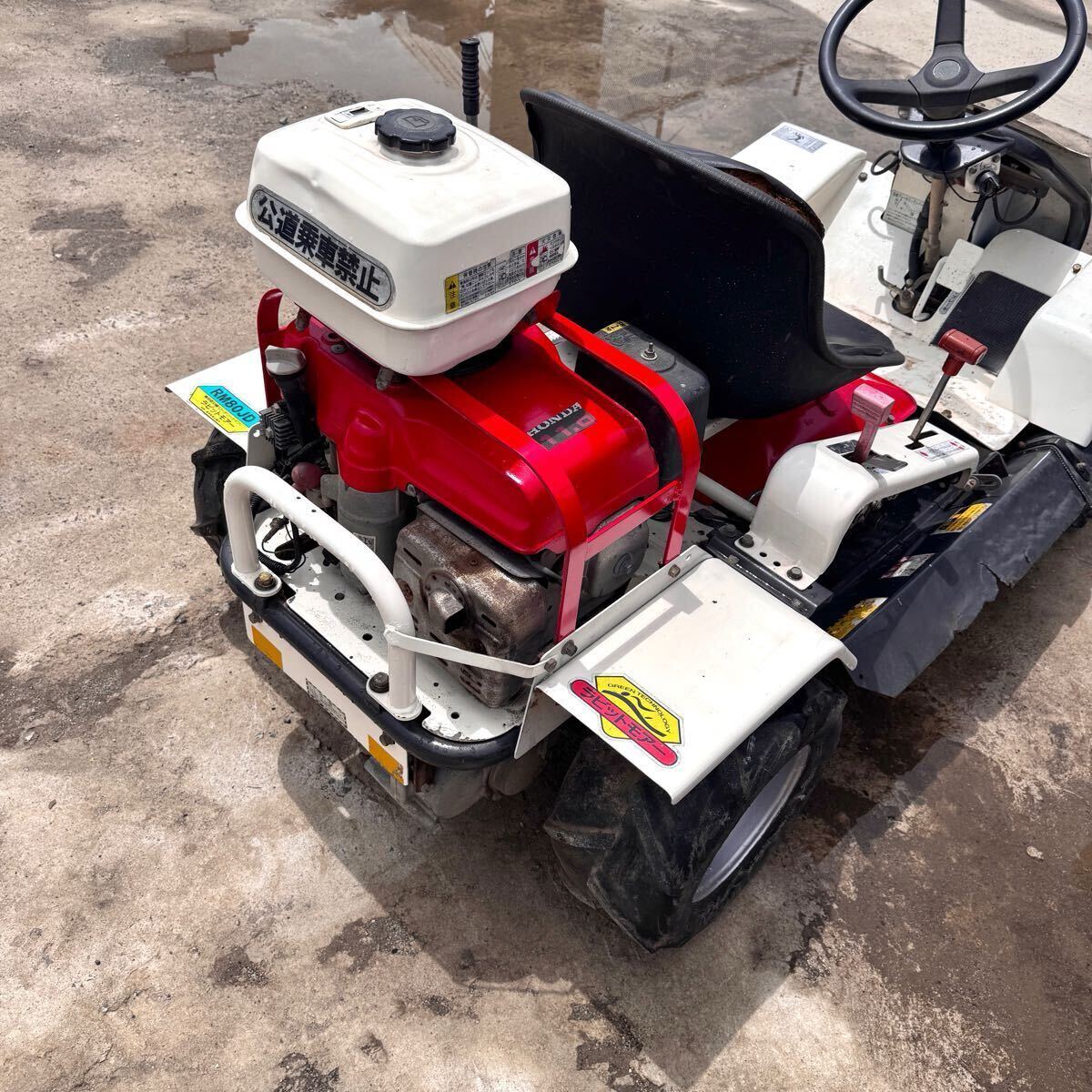 【動畫あり】 乗用草刈機 オーレック ラビットモアー RM80JD 草刈機 乗用モア ロータリーモア HONDA エンジン 11馬力 モア 中古 山形より