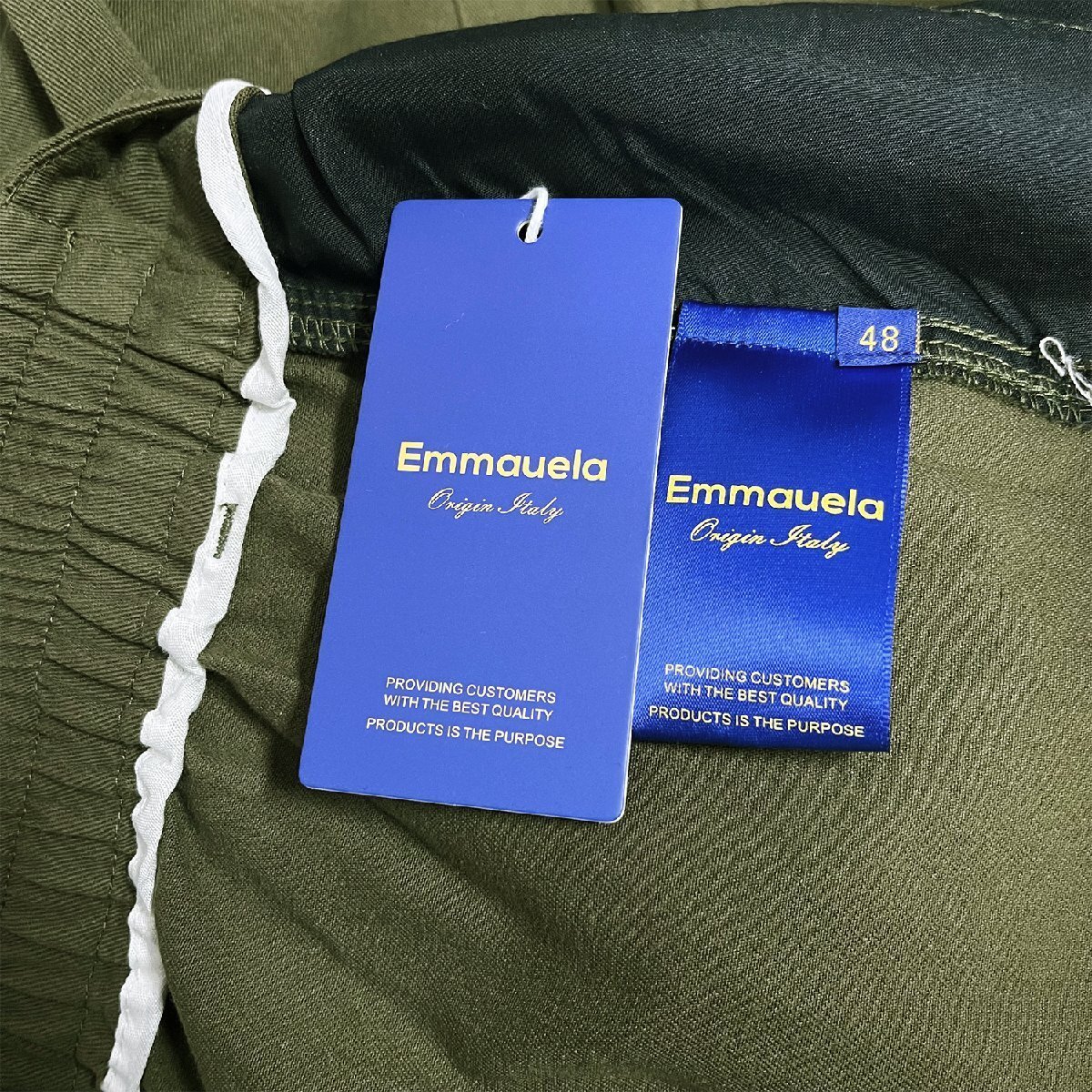  популярный * длинные брюки обычная цена 4 десять тысяч *Emmauela* Италия * milano departure * хлопок 100% удобный мягкость брюки-карго низ тренировочный посещение школы улица надеты L/48