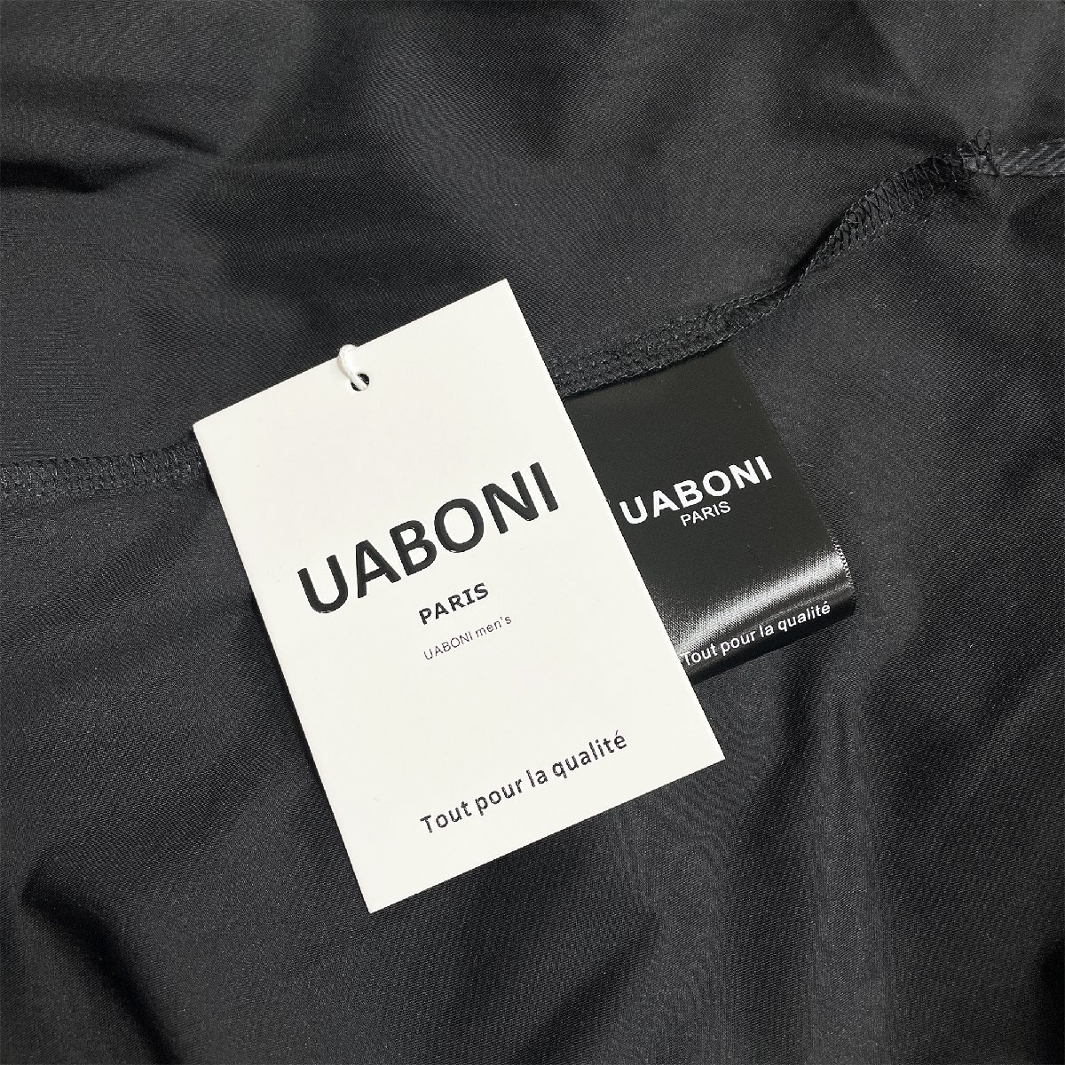 定番EU制＆定価2萬(wàn)◆UABONI*Paris* 半袖 ポロシャツ*ユアボニ*パリ発◆上質(zhì)シルク混 柔らか 薄手 総柄 オシャレ ビジネス ゴルフ L/48