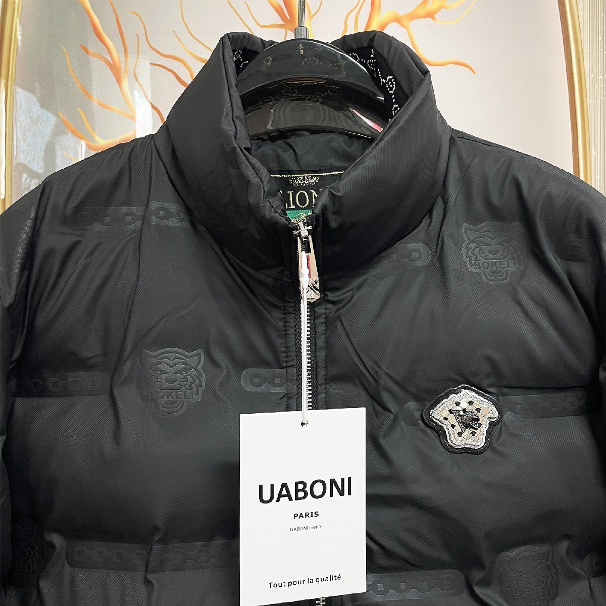 人気EU制＆定価10萬◆UABONI*Paris*ダウンジャケット*ユアボニ*パリ発◆ダックダウン90％ 軽量 防寒防風(fēng) 無地 カジュアル アウター 冬服 XL