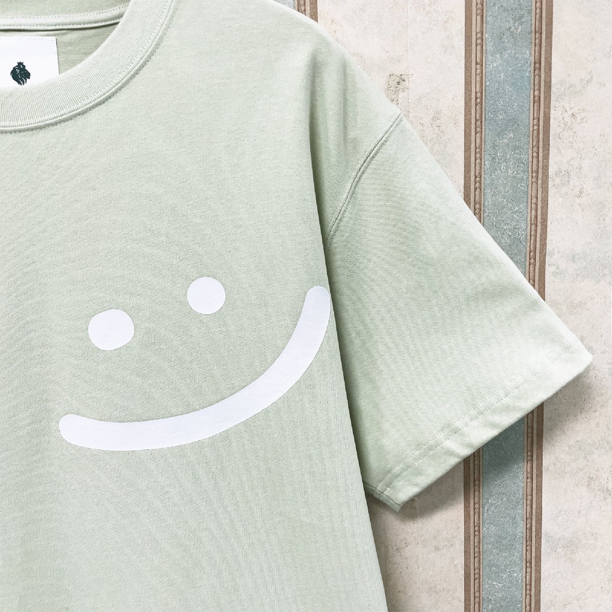 絶賛?半袖Tシャツ 定価2萬 FRANKLIN MUSK?アメリカ?ニューヨーク発 通気 吸汗 個性 スウェット カットソー 笑顔 男女兼用 夏 サイズ3