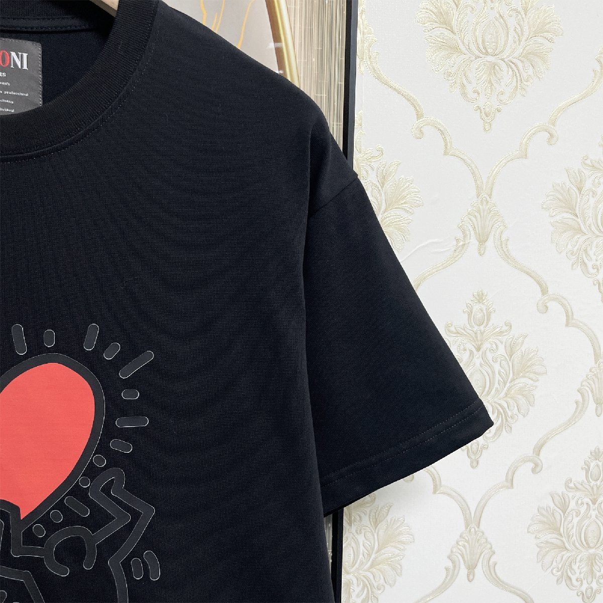 人気EU制＆定価2萬(wàn)◆UABONI*Paris*半袖Tシャツ*ユアボニ*パリ発◆綿100% 快適 吸汗 個(gè)性 カットソー スウェット カップル 男女兼用 2XL