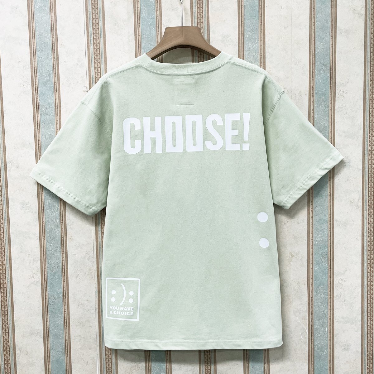 絶賛?半袖Tシャツ 定価2萬 FRANKLIN MUSK?アメリカ?ニューヨーク発 通気 吸汗 個性 スウェット カットソー 笑顔 男女兼用 夏 サイズ3