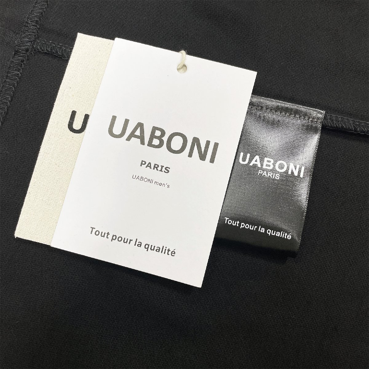 新作EU制＆定価2萬(wàn)◆UABONI*Paris*半袖Tシャツ*ユアボニ*パリ発◆上質(zhì) 通気 薄手 個(gè)性 キューピッド カットソー ユニセックス 夏 2XL/52