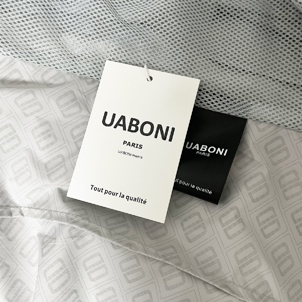  высокий класс EU производства & обычная цена 5 десять тысяч *UABONI*Paris* жакет *yuaboni* Париж departure * скорость . вентиляция общий рисунок солнцезащитное средство Rush Guard шт . с капюшоном . повседневный L/48